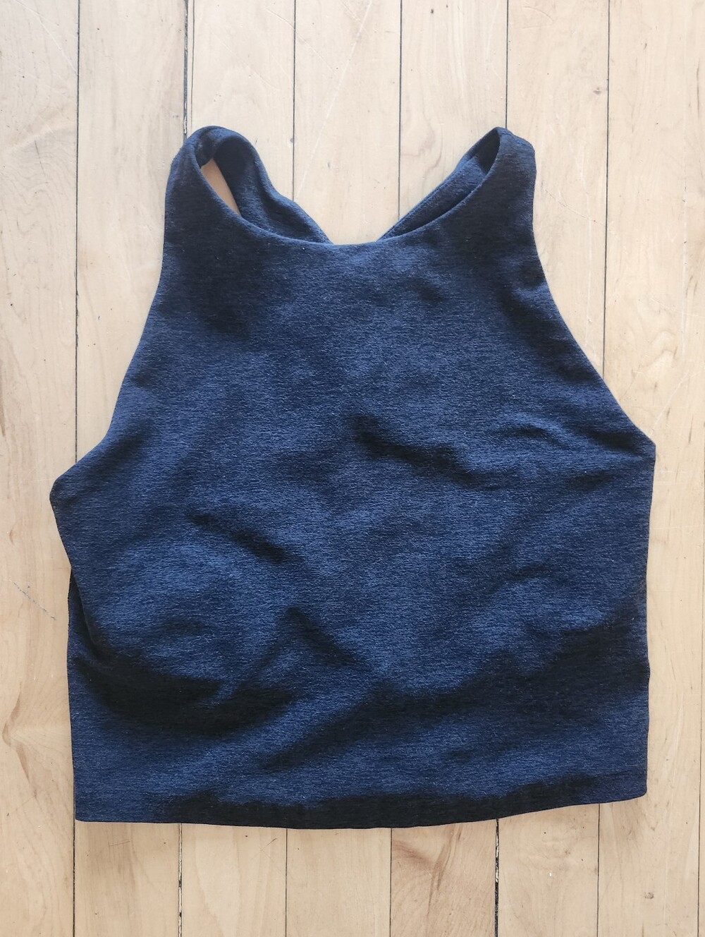 Beyond Yoga Spacedye Refocus Cropped Tank, Black, Size S